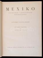 Brehme, Hugo: Mexiko. Baukunst, Landschaft, Volksleben. Berlin, 1925, Ernst Wasmuth A. G. (Orbis terrarum). Vászonkötésben, jó állapotban.