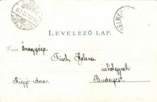 1898 Selmecbánya, Banska Stiavnica, Schemnitz; Óvár, Szitnya, Szentháromság szobor, Kálvária és Újvá...