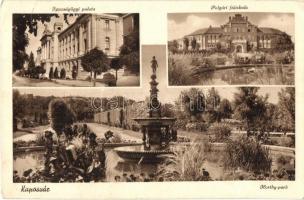 Kaposvár, Horthy-park, Igazságügyi palota, Polgári fiúiskola (EB)