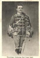 Thronfolger Erzherzog Karl Franz Josef / IV. Károly trónörökös, M. M. S. Wien III/2 Nr. 70 / Charles IV heir to the throne (ragasztónyomok / glue marks)