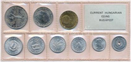 1980. 2f-10Ft 10db klf, érmés forgalmi sor fóliatokban T:1 
Adamo FO13