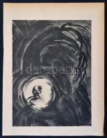 Ruzicskay György (1896-1993): Illusztráció a Szerelemkeresőből, algrafia, papír, jelzett az algrafiá...