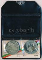 1981. 100Ft Cu-Ni + 5L Cu-Ni "Bulgária 1300 éves" magyar-bolgár közös kiadás, eredeti tokb...