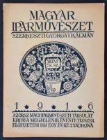 1916 A Magyar Iparművészet c. újságnak az Erzsébet királyné emlékműpályázat alkotásait bemutató száma