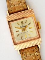 Csajka arany(Au) 14K tokos női mechanikus karóra, jelzett, működik, br: 11,1 g
