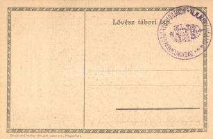 Lövész tábori lap. K.u.K. hegyivadász alakulat tagjai / WWI K.u.K. Jäger military postcard