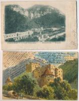 32 db RÉGI városképes képeslap a Történelmi Magyarország területéről, egy fotó, néhány litho / 32 pre-1945 Historical Hungarian townview postcards, 1 photo, some litho cards, mixed quality