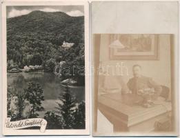 32 db RÉGI városképes képeslap a Történelmi Magyarország területéről, egy fotó, néhány litho / 32 pr...