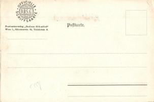 Pozsony, Pressburg, Bratislava; Mária Terézia szobor / Officielle D.D.S.G. Schiffskarte / statue, ar...