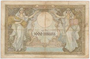 Jugoszlávia 1931. 1000D T:III,III-
Yugoslavia 1931. 1000 Dinara C:F,VG
Krause 29