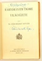 Záborszky István: Rabindranath Tagore világnézete. Bp., 1927, Szent István Társulat. Rabindranath Ta...