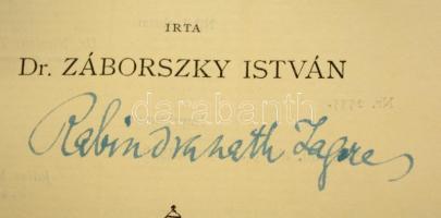 Záborszky István: Rabindranath Tagore világnézete. Bp., 1927, Szent István Társulat. Rabindranath Ta...
