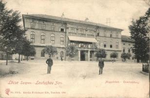 Lőcse, Levoca, Leutschau; Megyeháza. Feitzinger Ede No. 944 L. / Comitatshaus / county hall (b)