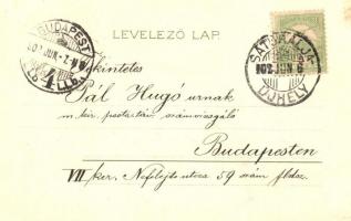 Kassa, Kosice; Kosmos Műintézet kiadása / litho art postcard