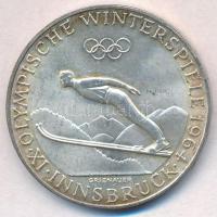 Ausztria 1964. 50Sch Ag "IX. Téli Olimpia Innsbruck" T:1-,2 Austria 1964. 50 Schilling Ag "Winter Olympics" C:AU,XF