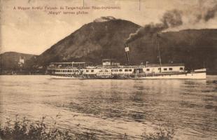 Magyar királyi Folyam- és Tengerhajózási Rt.; SS Margit termes gőzös; Klösz György és fia