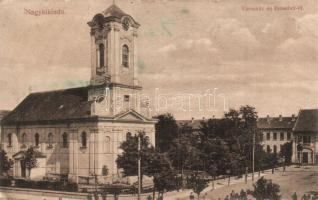 Nagykikinda, Kikinda; Városház, Erzsébet tér / town hall, square (Rb)