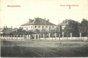 Marosvásárhely, Targu Mures; Ferenc József laktanya, kerékpár / barracks, bicycle (EK)