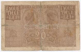Románia / Német megszállás 1917. 20L felülbélyegzéssel T:III-,IV ragasztott
Romania / German occupa...