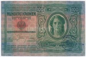 1912. 100K román felülbélyegzéssel T:III