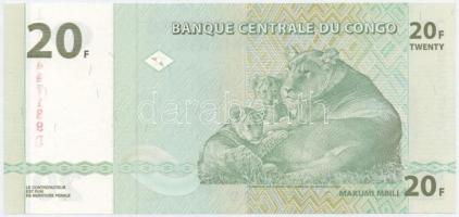 Kongói Demokratikus Köztársaság 2003. 20F T:I 
Congo Democratic Republic 2003. 20 Francs C:UNC