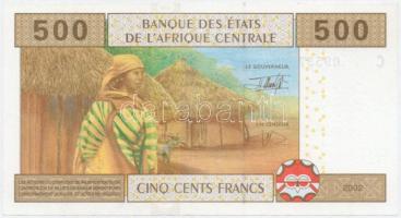 Közép-Afrikai Államok / Csád 2002. 500Fr T:I 
Central African States / Chad 2002. 500 Francs C:UNC
...