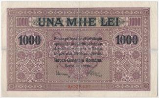 Románia / Német megszállás 1917. 1000L T:III apró szakadás
Romania / German occupation 1917. 1000 L...