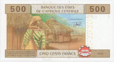 Közép-Afrikai Államok / Egyenlítői Guinea 2002. 500Fr T:I 
Central African States / Equatorial Guin...