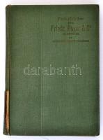 1909 Farbenfabriken vorm. Friedr. Bayer & Co. Elberfeld, Gyógyszerészeti termékek részletes kata...