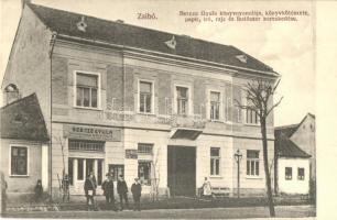 Zsibó, Jibou; Bercze Gyula könyvnyomdája és saját kiadású lapja / printing shop