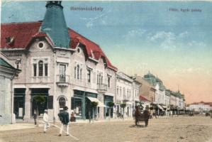 Marosvásárhely, Targu Mures; Főtér, Agrár takarékpénztár, palota / main square, savings bank, palace (EB)