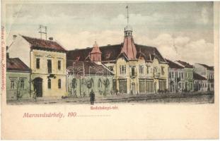 Marosvásárhely, Targu Mures; Széchényi tér, Petróczy G. kiadása / square (EB)