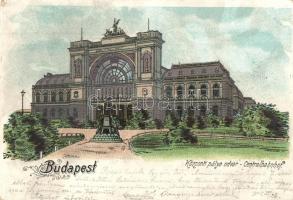 Budapest VII. Központi pályaudvar, litho