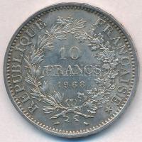 Franciaország 1968. 10Fr Ag "Herkules csoport" T:2 kis ph.
France 1968. 10 Francs Ag &quo...