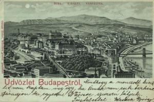 1899 Budapest I. Királyi várpalota, Ottmar Zieher litho