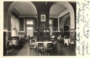 Kolozsvár, Cluj; Unió utca, Savoy kávéház, belső, Fotofilm kiadása / café, interior (fa)