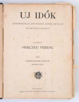 1927 Uj Idők XXXIII. évf. második félév, Szerk.: Herczeg Ferenc, Singer és Wolfner, átkötött félávsz...