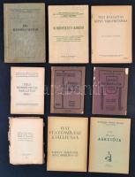 cca 1905-1955 Művészeti aukciók katalógusai 9 db vegyes állapotban