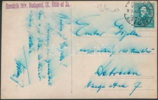 Budapest VIII. Szenkirályi u. 32., bérház, Szendzik felvétele, photo