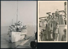 cca 1930-1940 5 db Balaton fotó, egy részük feliratozva, 9×14 cm