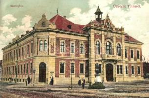 Tolna, Községháza, Weltmann Ignác kiadása (ázott sarok / wet corner)