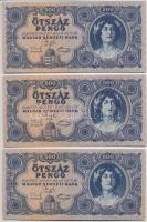 1945. 500P (3x) sorszámkövetők T:I