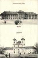 Arad, Várparancsnoksági épület, Vártemplom, Mandl Ignác kiadása / castle headquarters, church (EK)