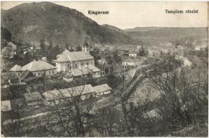 Kisgaram, Hronec; Templom részlet, látkép / church, panorama view