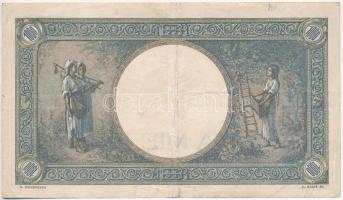 Románia 1941. 1000L T:III kis szakadás
Romania 1941. 1000 Lei C:F small tear
Krause 52