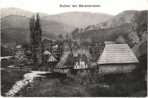 Máramaros, Rutén (ruszin) falu / Ruthen (Rusyn) village