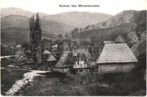 Máramaros, Rutén (ruszin) falu / Ruthen (Rusyn) village