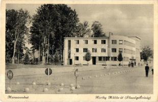 Muraszombat, Muravska Sobota; Horthy Miklós út, Főszolgabíróság / street, court (EB)