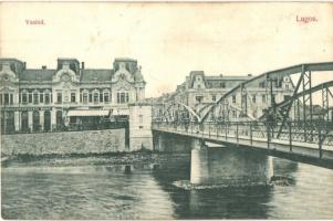 Lugos, Lugoj; Vashíd, Bank. kiadja Nemes Kálmán / bridge, bank