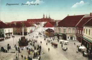 Nagyszombat, Trnava; Ferenc József tér / square